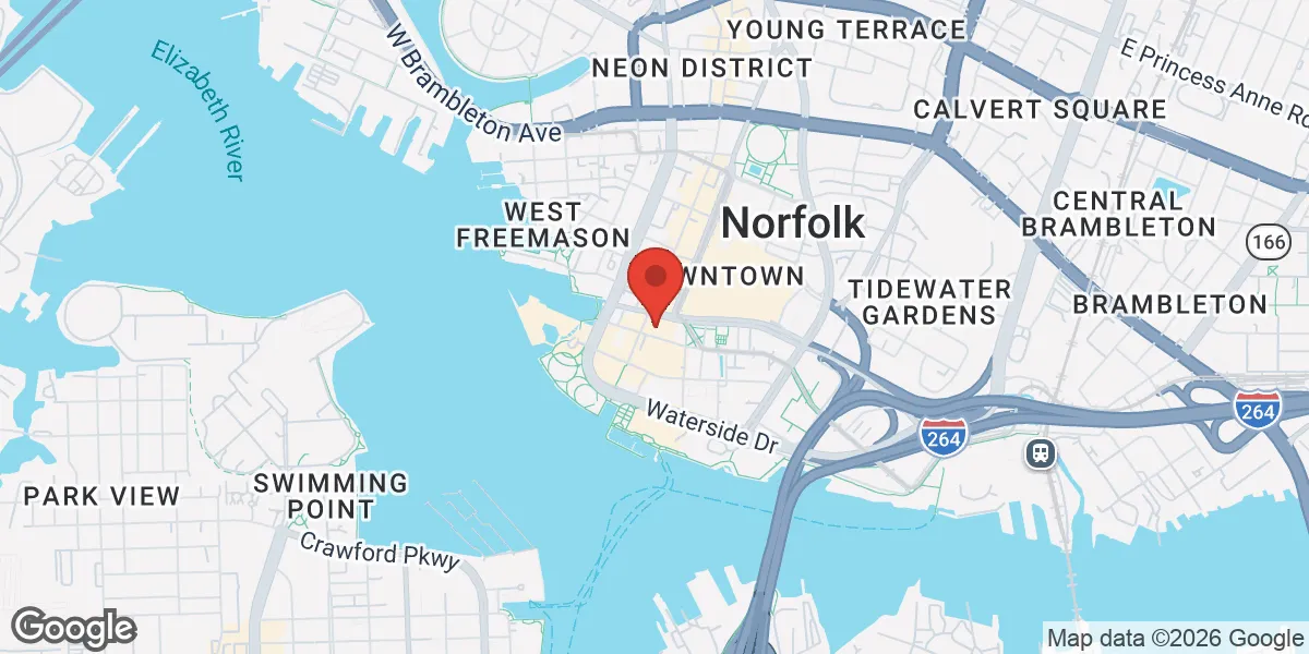 Map showing Vitality Testosterone Replacement Therapy Clinic location