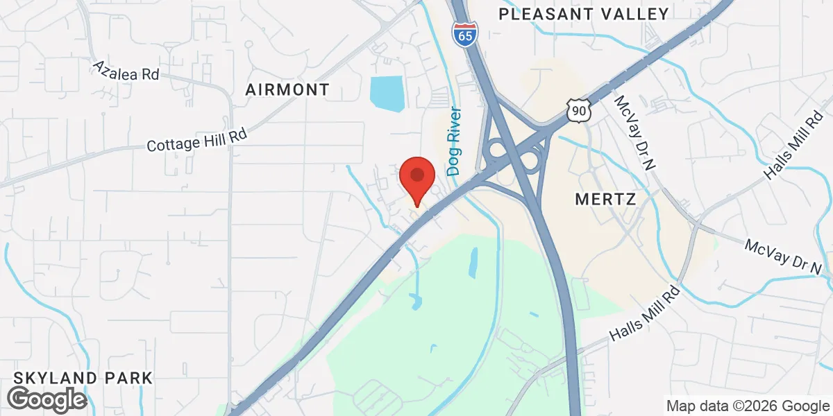 Map showing Hormone House and Aesthetics location