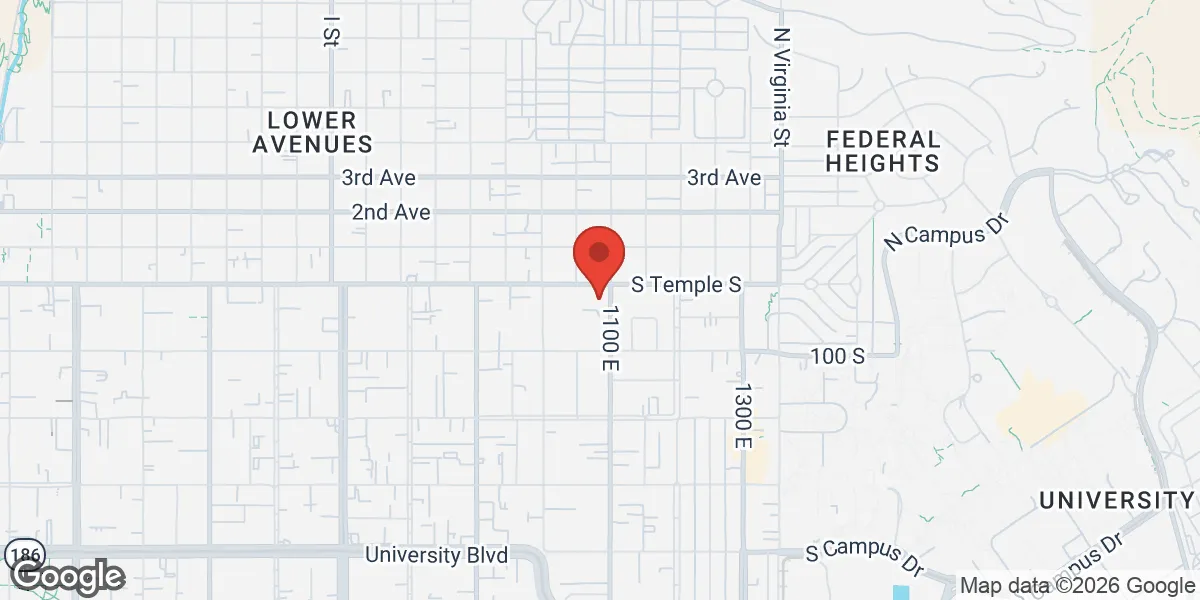 Map showing William Brant, MD, FACS, FECSM location