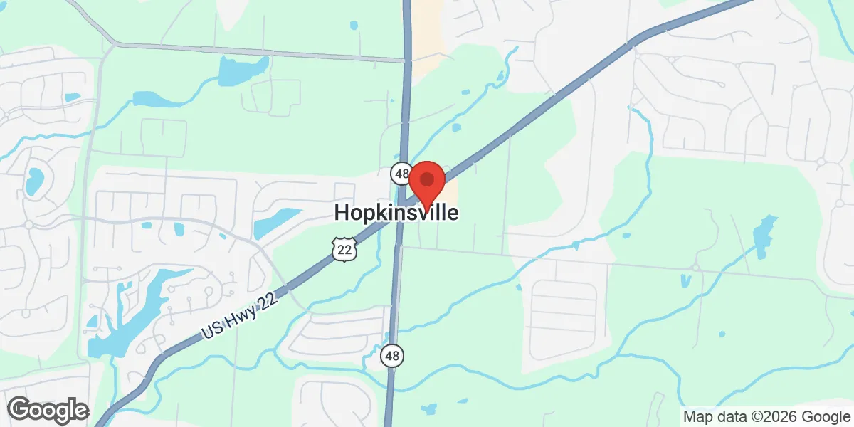 Map showing Gameday Men's Health Maineville, OH location