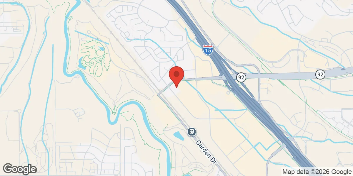 Map showing Gameday Men's Health Lehi ED and TRT Clinic location