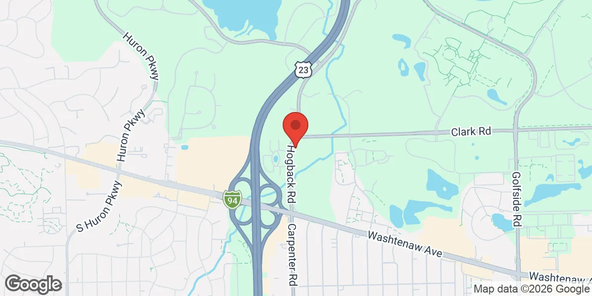 Map showing Renew Vitality Testosterone Clinic of Ann Arbor location