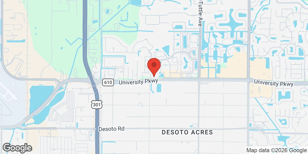 Map showing Gameday Men's Health Sarasota TRT and Peptide Clinic location