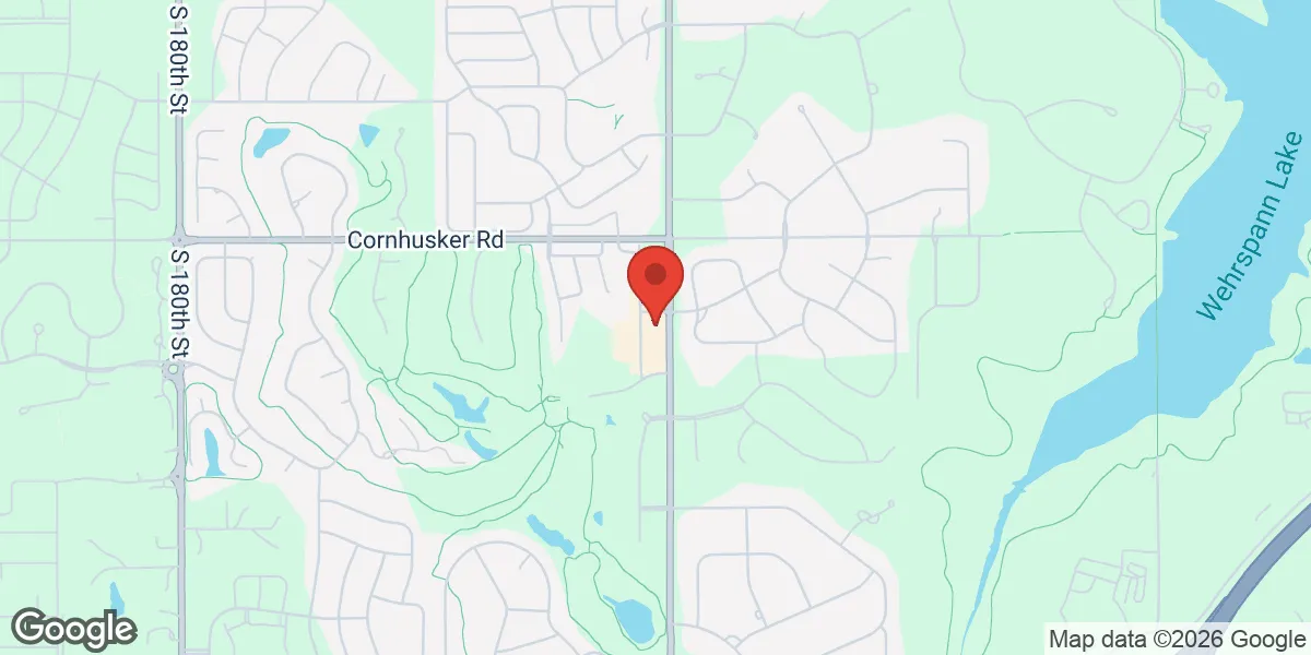 Map showing Gameday Men's Health Southwest Omaha ED and TRT Clinic location