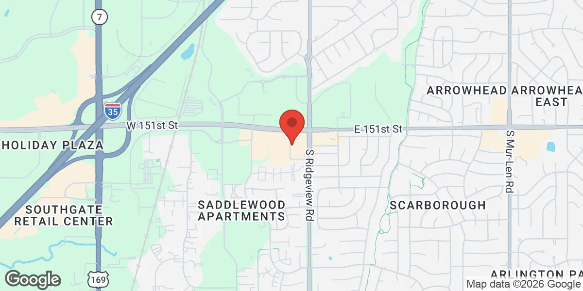 Map showing KC Health Solutions location