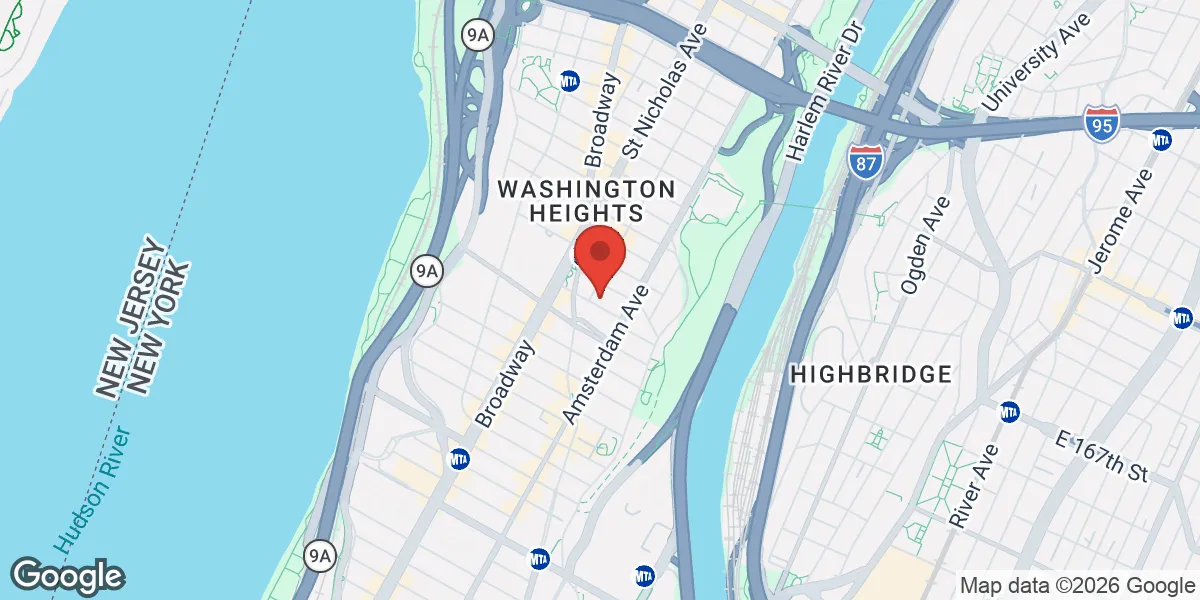 Map showing The Young Men's Clinic location