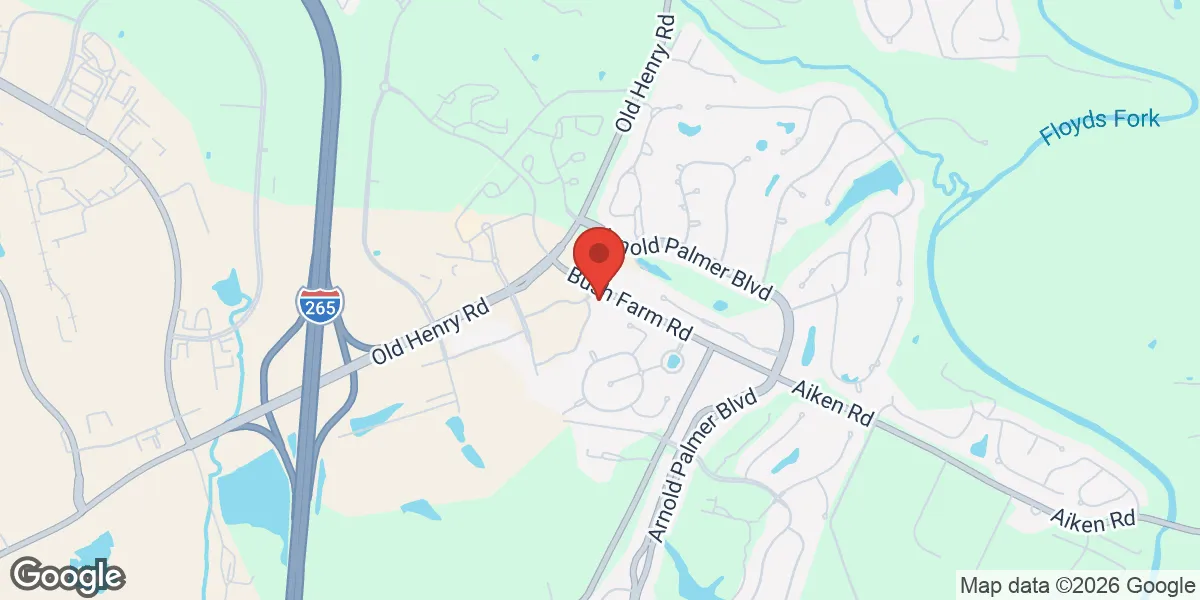 Map showing Louisville Men's Clinic location