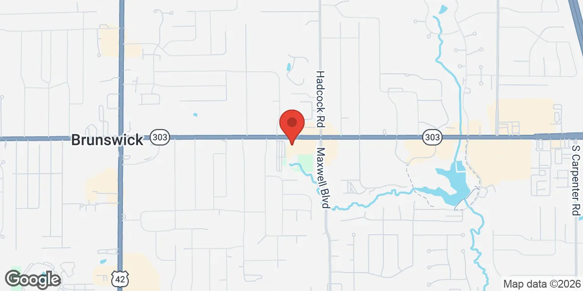 Map showing Thrive Health and Wellness TRT location