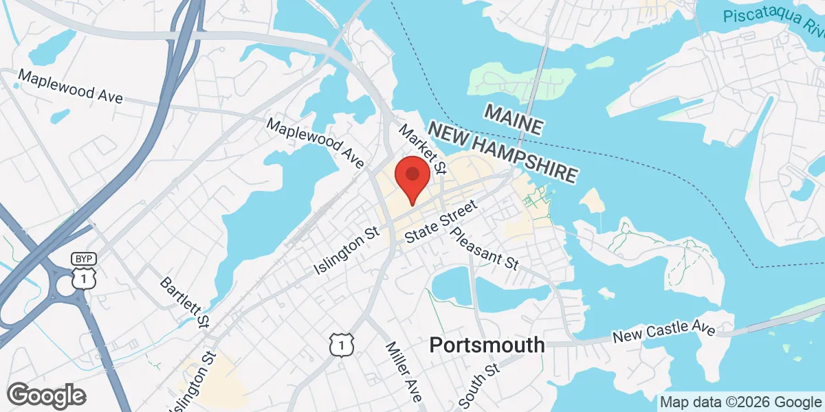 Map showing Renew Vitality Testosterone Clinic of Portsmouth location