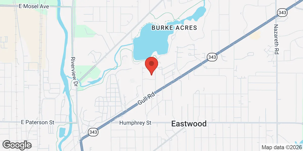 Map showing Advanced Health and Wellness Center location