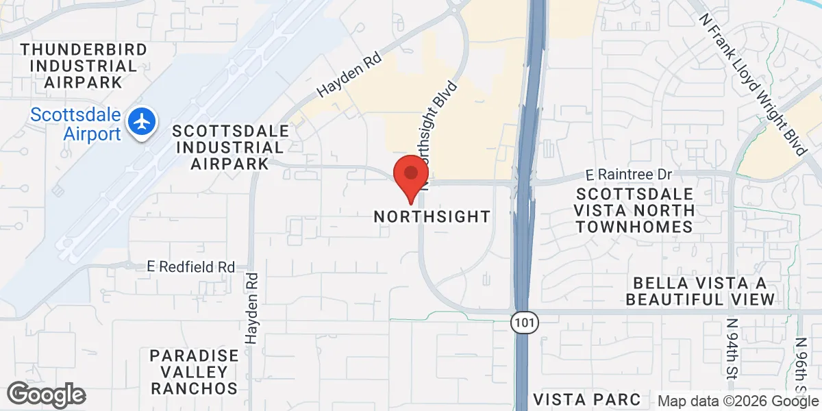 Map showing Prime Body location