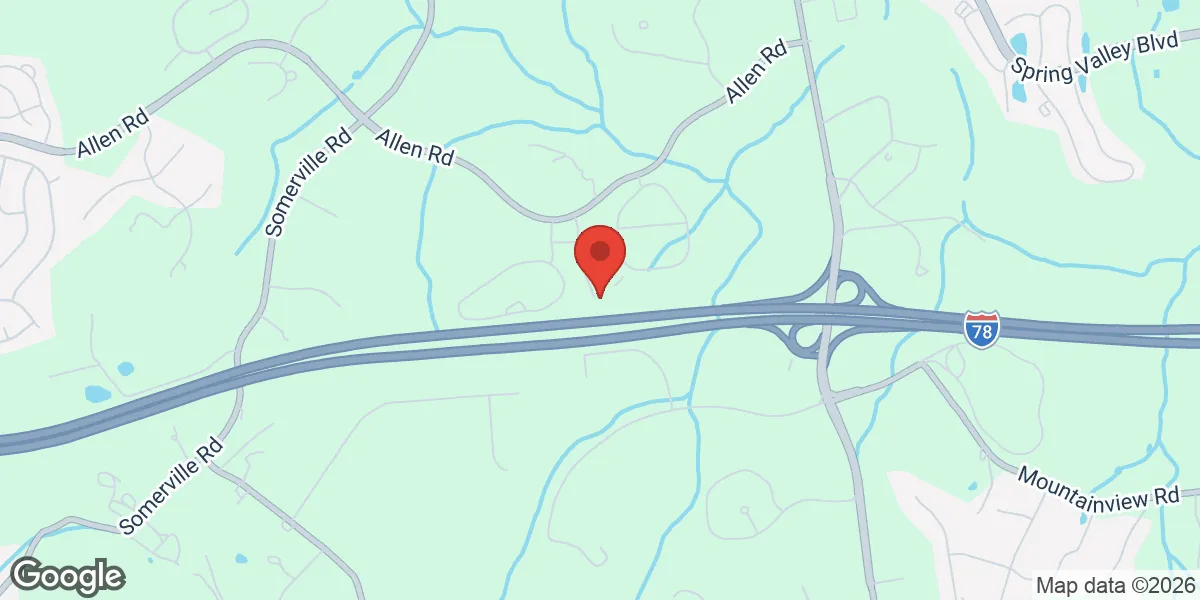 Map showing Peak Men's Health location