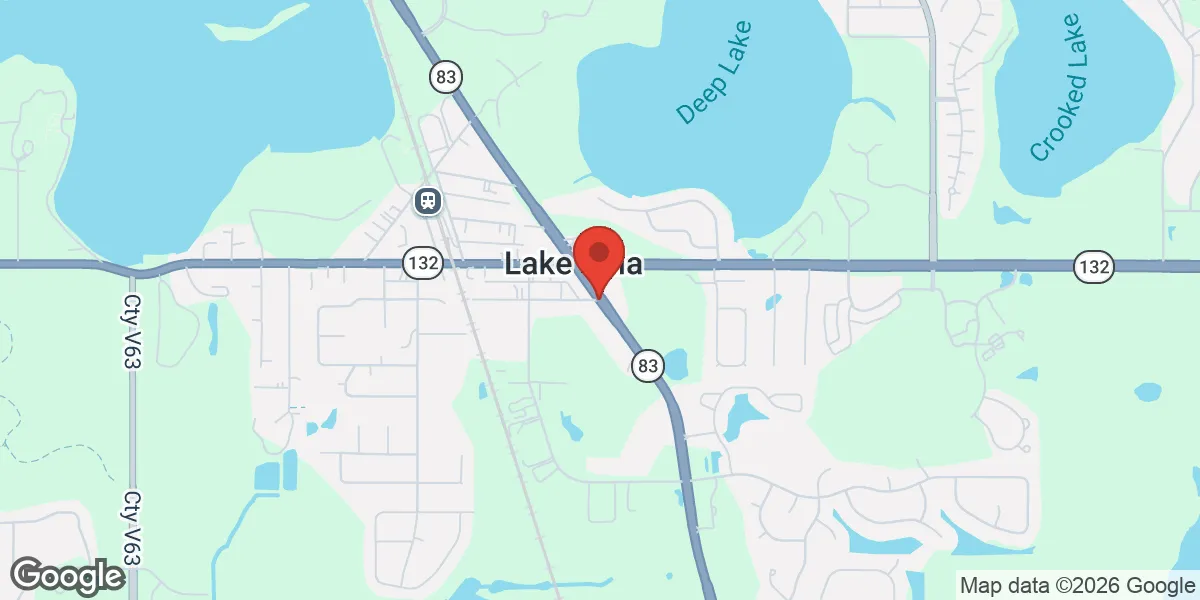 Map showing Prairie State Health & Wellness location