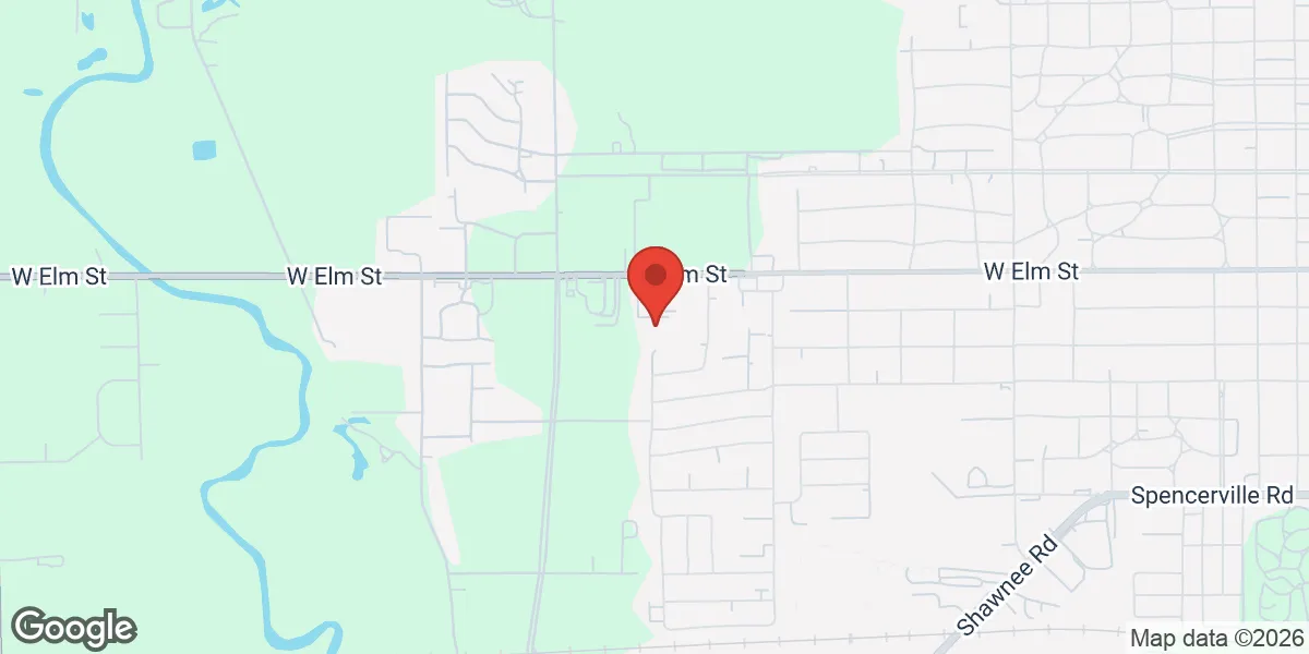 Map showing Lima Men's Health Clinic location