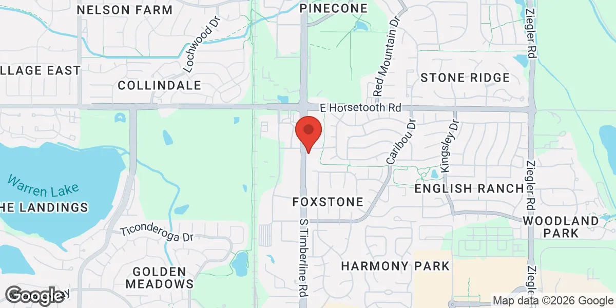 Map showing Castle Rock Hormone Health location