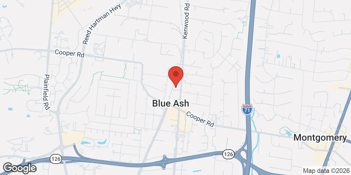 Map showing Optimize U - Cincinnati | Hormone and Cryotherapy Clinic location