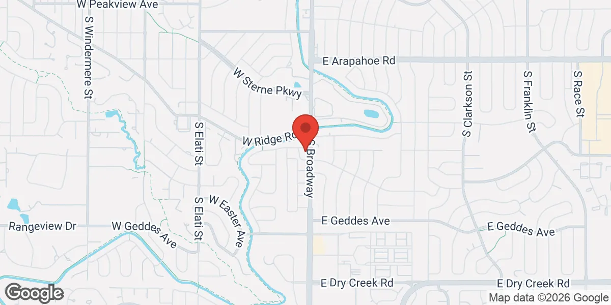 Map showing ColoradoTRT location