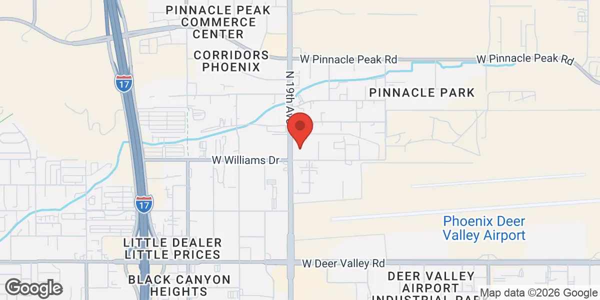 Map showing Ageless Men's Health location