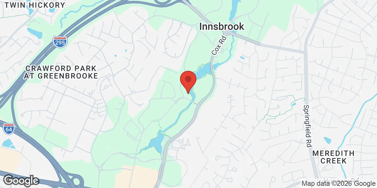 Map showing Gameday Men's Health TRT Clinic - Richmond (Short Pump) location