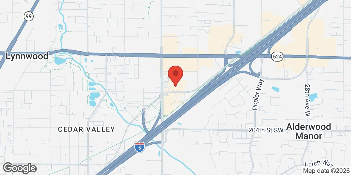 Map showing Washington Testosterone Center location