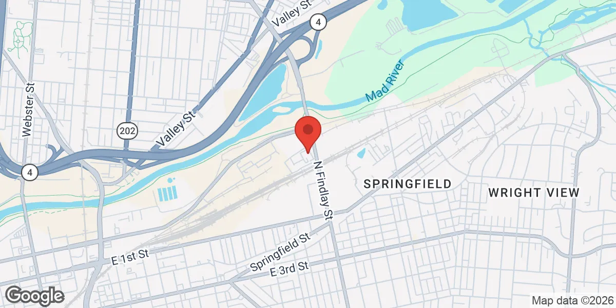 Map showing Renew Vitality Testosterone Clinic of Dayton location