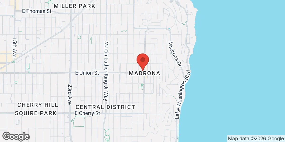 Map showing Renew Vitality Testosterone Clinic of Seattle location