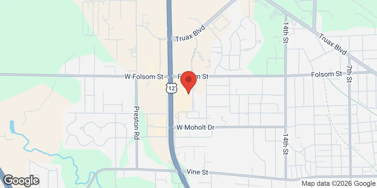 Map showing Elite Hormones - Eau Claire location