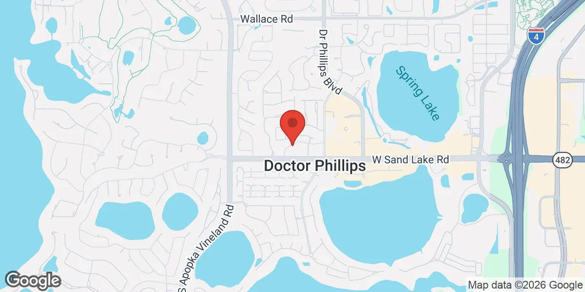 Map showing Aspire Rejuvenation Clinic - Orlando location