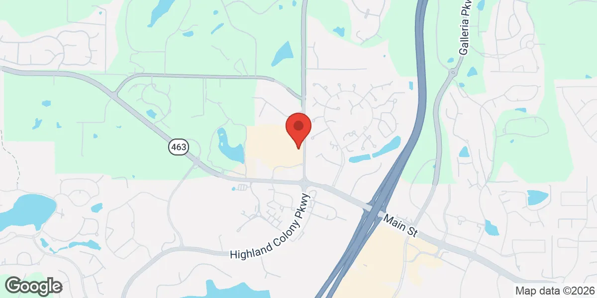 Map showing Gameday Men's Health Madison ED and TRT Clinic location