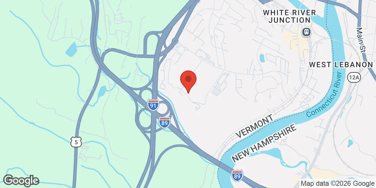 Map showing Renew Vitality Testosterone Clinic of White River Junction location