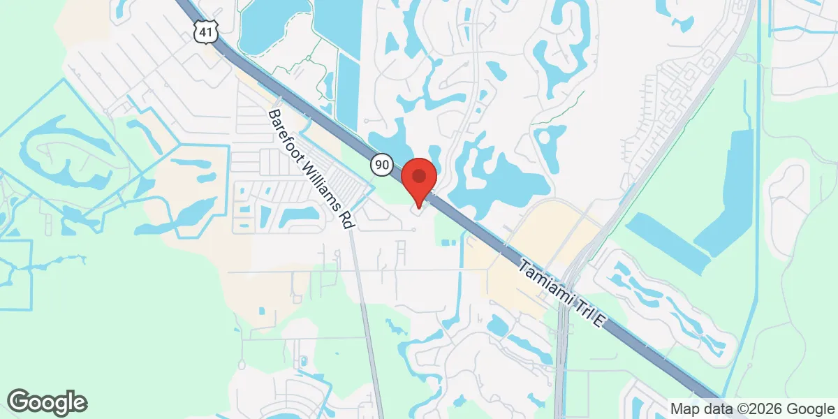 Map showing Atlantic Men's Clinic - Naples location