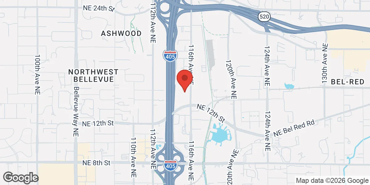 Map showing Huddle Men's Health | TRT Clinic in Washington location