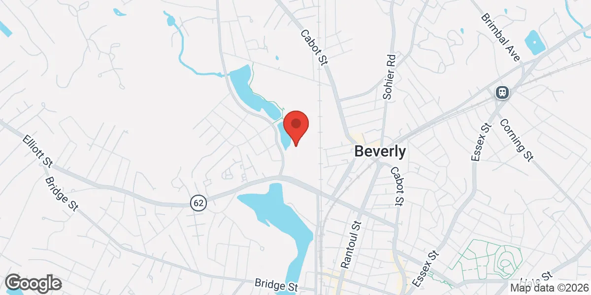 Map showing EnVital Beverly location