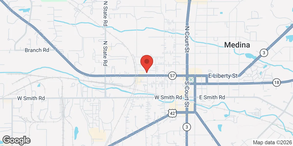 Map showing ThriveWell location