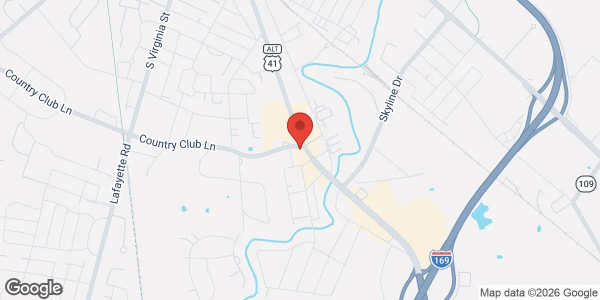 Map showing Optimize U - Hopkinsville | Hormone & Cryotherapy Clinic location