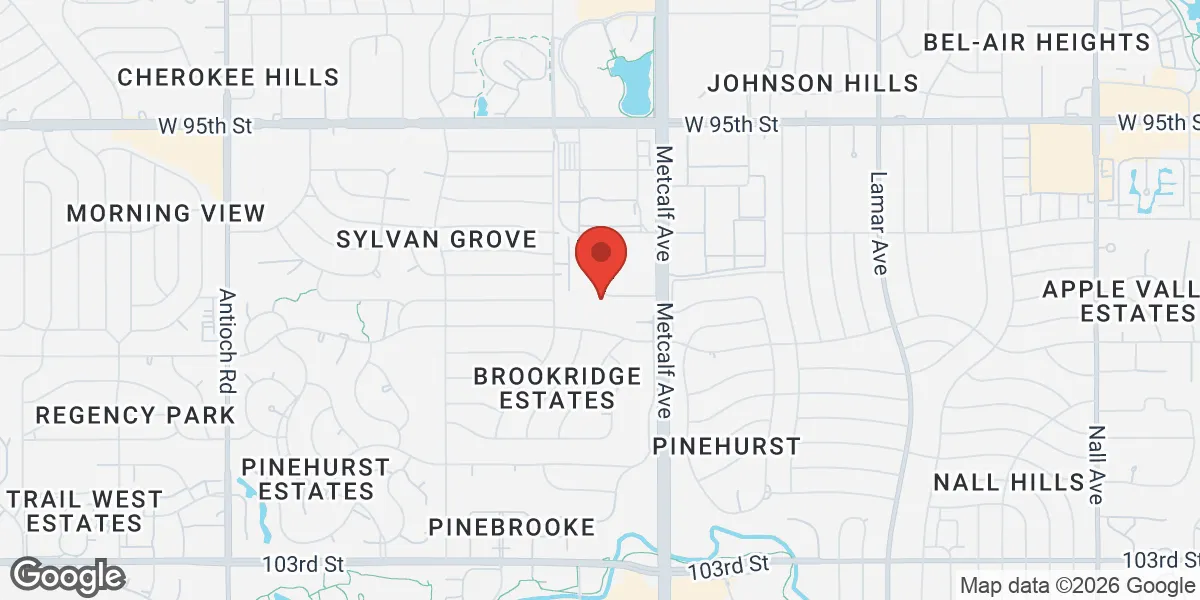 Map showing Renew Vitality Testosterone Clinic of Overland Park location