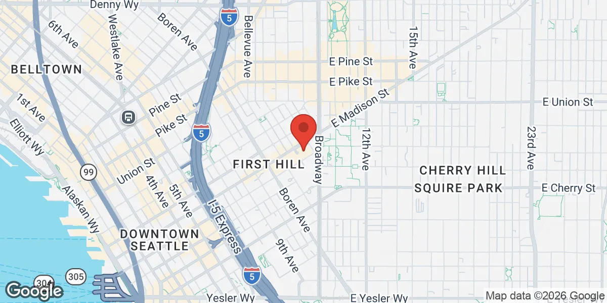 Map showing Revibe Men's Health by Universal Men's Clinic location