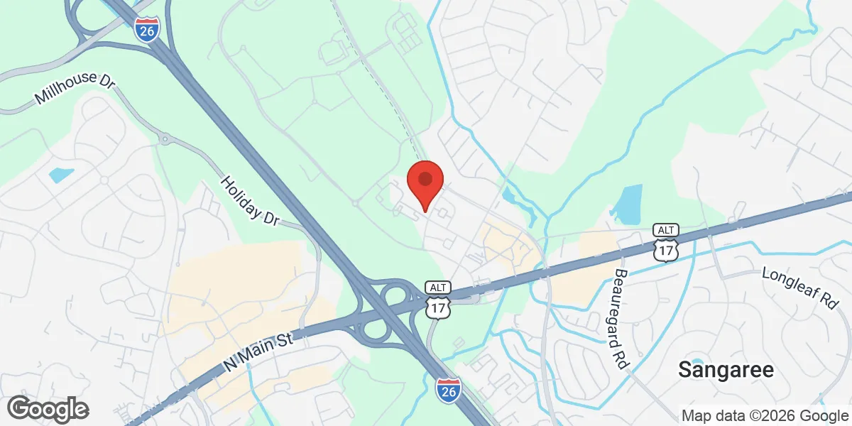 Map showing Perform Medical location