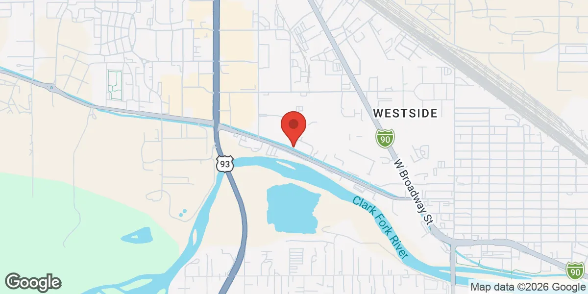 Map showing Renew Vitality Testosterone Clinic of Missoula location