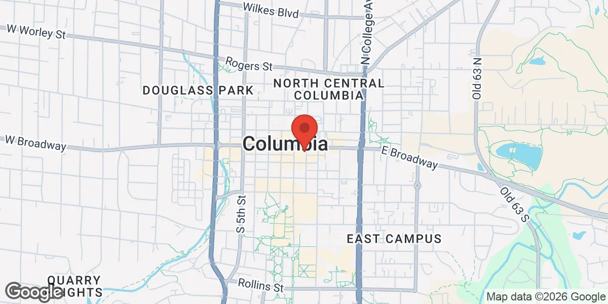 Map showing Renew Vitality Testosterone Clinic of Columbia location
