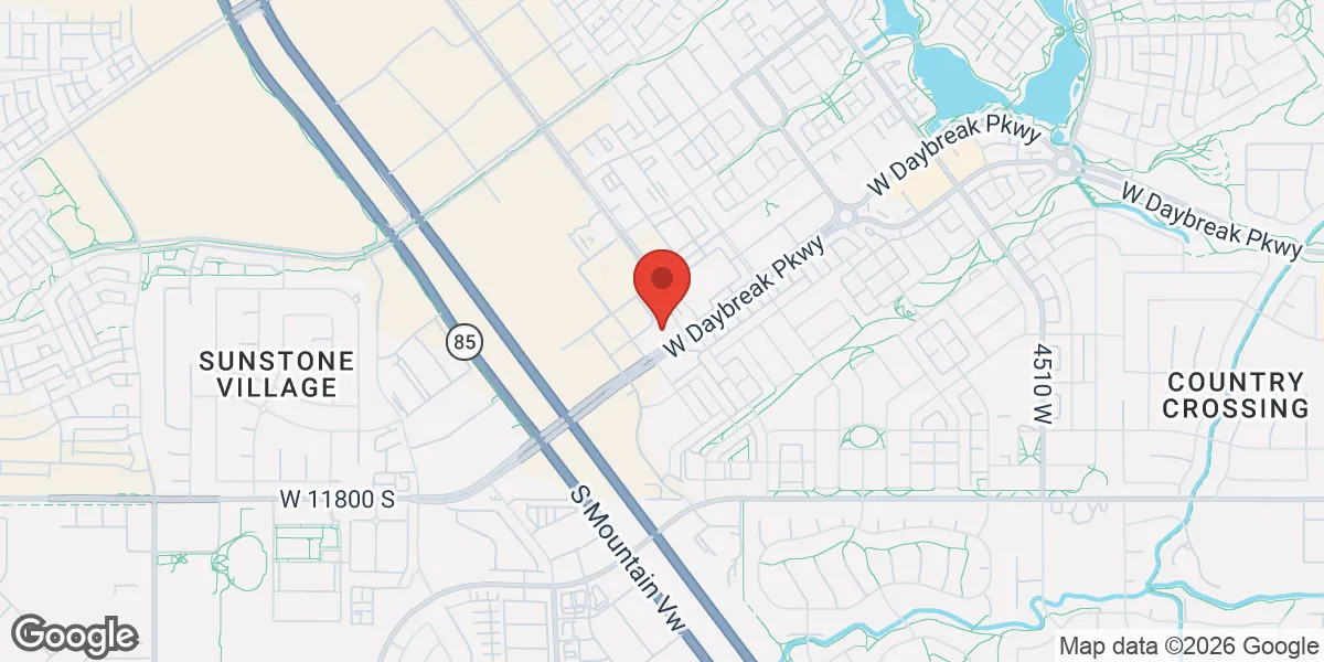 Map showing Utah Men's Health location