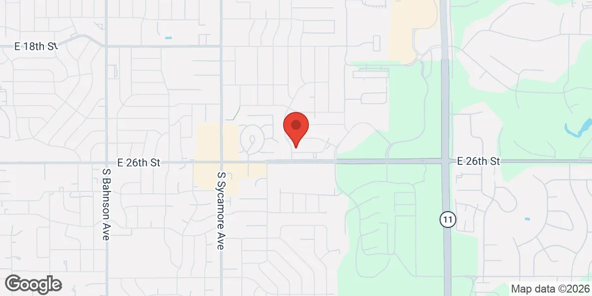 Map showing Gameday Men's Health Sioux Falls TRT, Peptide, and ED Clinic location