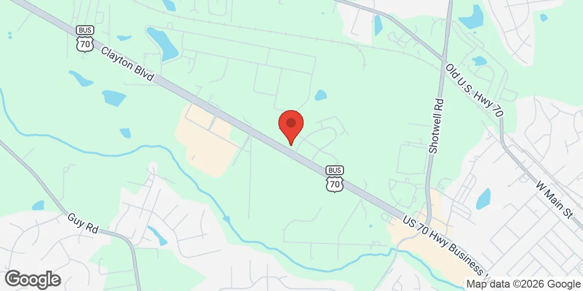 Map showing Gameday Men's Health Clayton location