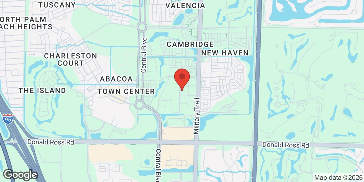 Map showing Renew Vitality Testosterone Clinic of Jupiter location