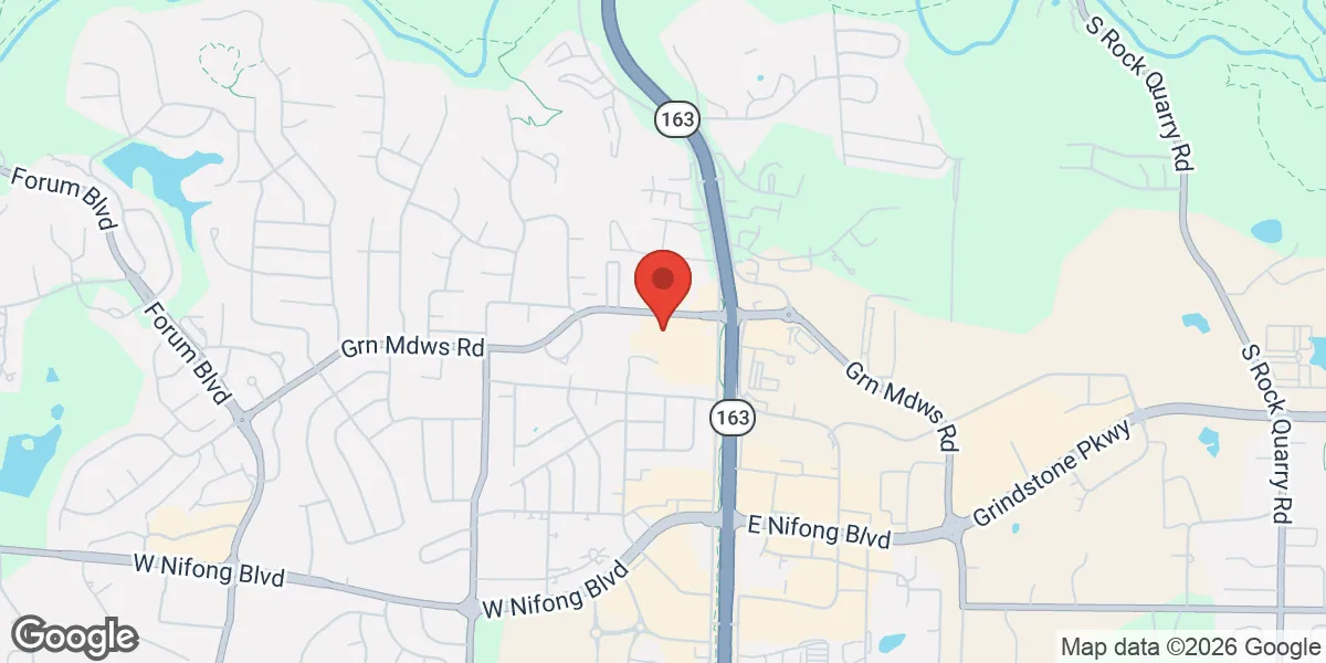 Map showing Gameday Men's Health Columbia, MO location