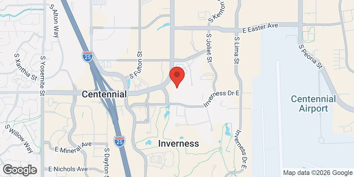 Map showing Renew Vitality Testosterone Clinic of Englewood location