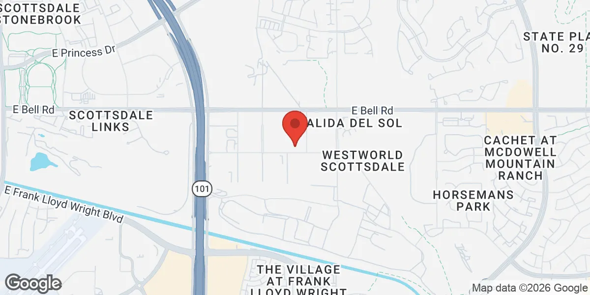 Map showing The Hormone Zone location