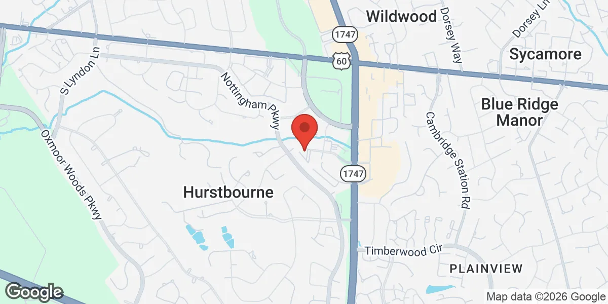 Map showing Gameday Men's Health East Louisville TRT Clinic location