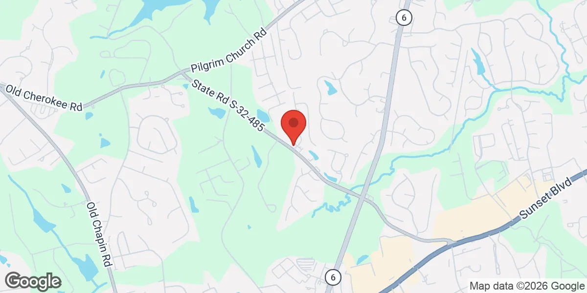 Map showing Renew Vitality Testosterone Clinic of Lexington location