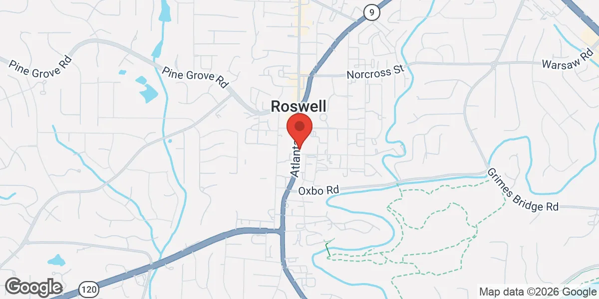Map showing Innovation Health Hormone Replacement - Medical Weight Loss Roswell location
